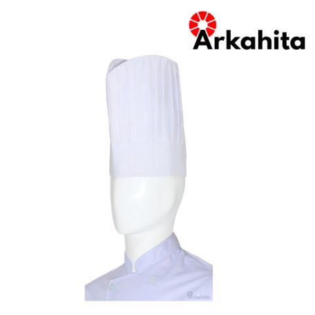 Topi Chef atau Topi Koki Tinggi Putih-2