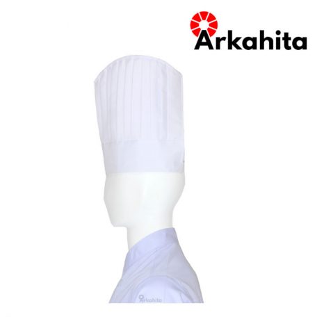 Topi Chef atau Topi Koki Tinggi Putih-3