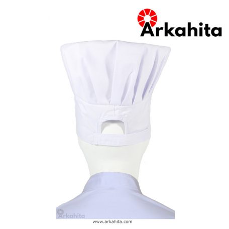 Topi Chef atau Topi Koki Jamur Putih-4